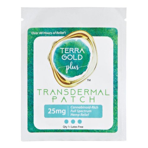 TERRA GOLD Terra Gold Transdermal Patch, 25mg TERRA GOLD Terra Gold Transdermal Patch, 25mg