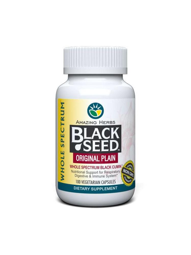 AMAZING HERBS Amazing Herbs Black Seed Original Plain, 100cp