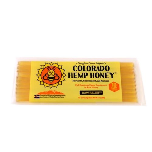 COLORADO HEMP HONEY Colorado Hemp Honey 10 Pack Chill Stick Raw Relief COLORADO HEMP HONEY Colorado Hemp Honey 10 Pack Chill Stick Raw Relief