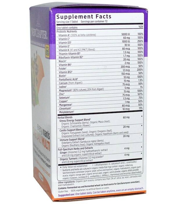 NEW CHAPTER New Chapter Every Man's One Daily, 72t