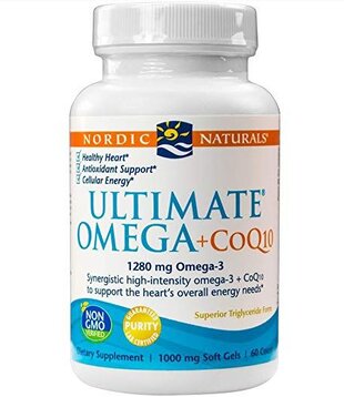 Nordic Naturals Ultimate Omega + CoQ10, 60ct