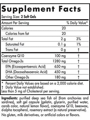 Nordic Naturals Nordic Naturals Ultimate Omega + CoQ10, 60ct