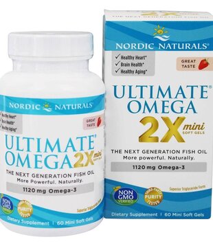 Nordic Naturals Ultimate Omega 2X Minis, 60ct