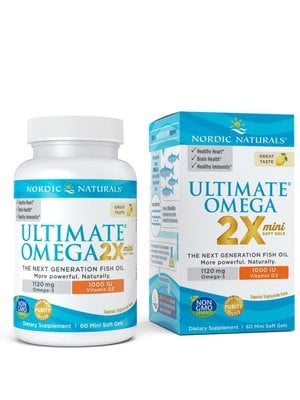 Nordic Naturals Nordic Naturals Ultimate Omega 2X Minis w/D3, 60sg