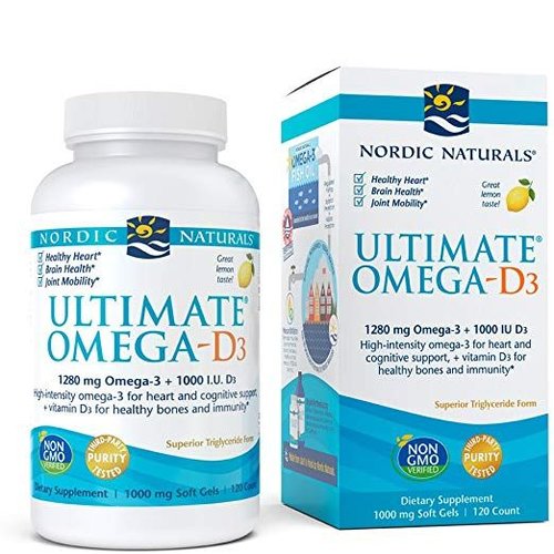 Nordic Naturals Nordic Naturals Ultimate Omega-D3, 120ct Nordic Naturals Nordic Naturals Ultimate Omega-D3, 120ct