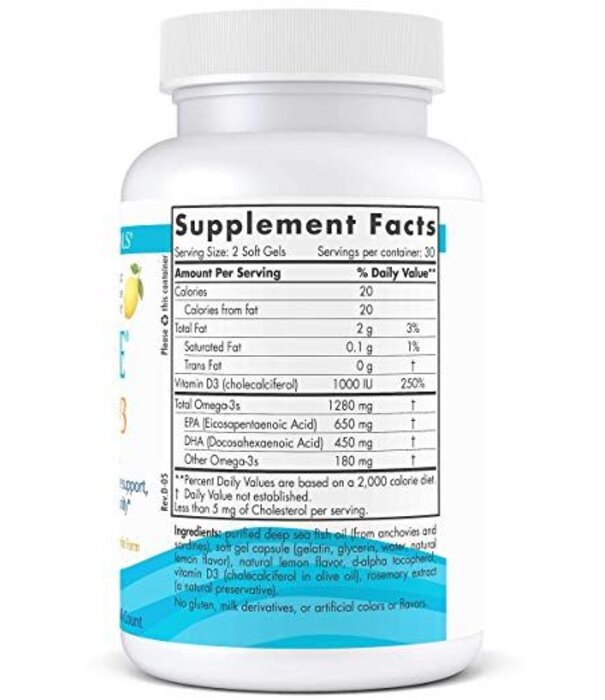 Nordic Naturals Nordic Naturals Ultimate Omega-D3, 60ct