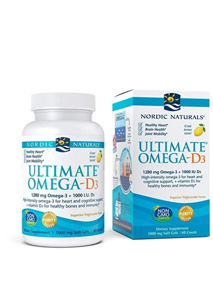 Nordic Naturals Nordic Naturals Ultimate Omega-D3, 60ct