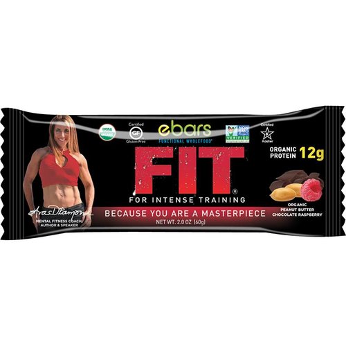 ebars FIT Bar, PB Choc Raspberry, Organic, 1.8oz. ebars FIT Bar, PB Choc Raspberry, Organic, 1.8oz.