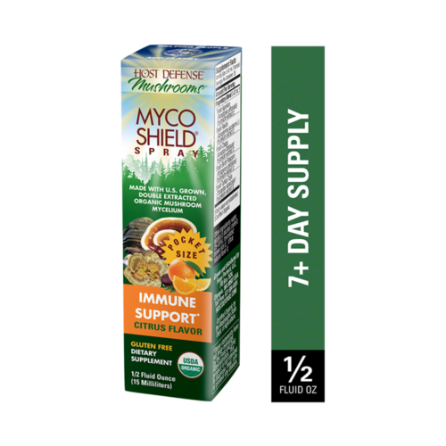 HOST DEFENSE Host Defense Mycoshield Spray, Citrus, 0.5oz. HOST DEFENSE Host Defense Mycoshield Spray, Citrus, 0.5oz.
