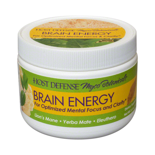 HOST DEFENSE Host Defense Mycobotanicals Brain Energy Powder, 3.5oz. HOST DEFENSE Host Defense Mycobotanicals Brain Energy Powder, 3.5oz.