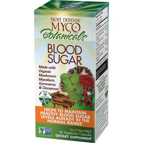 HOST DEFENSE Host Defense MycoBotanicals Blood Sugar, 60cp HOST DEFENSE Host Defense MycoBotanicals Blood Sugar, 60cp