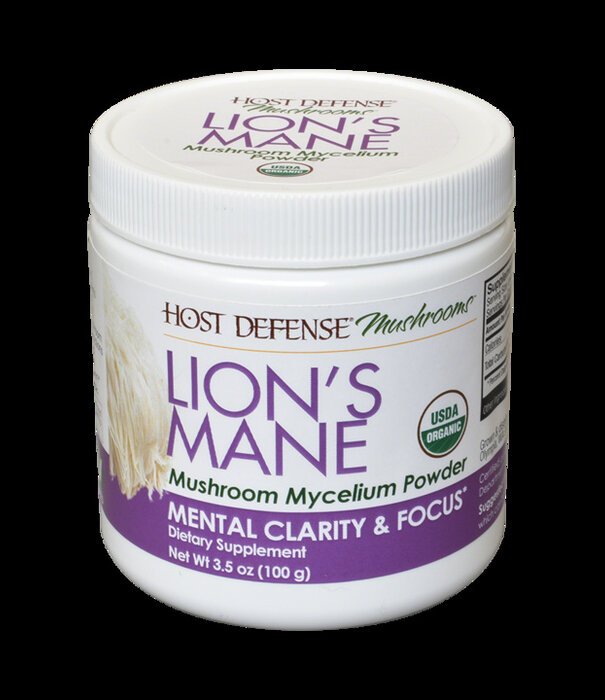 HOST DEFENSE Host Defense Lion's Mane Powder, 3.5oz.