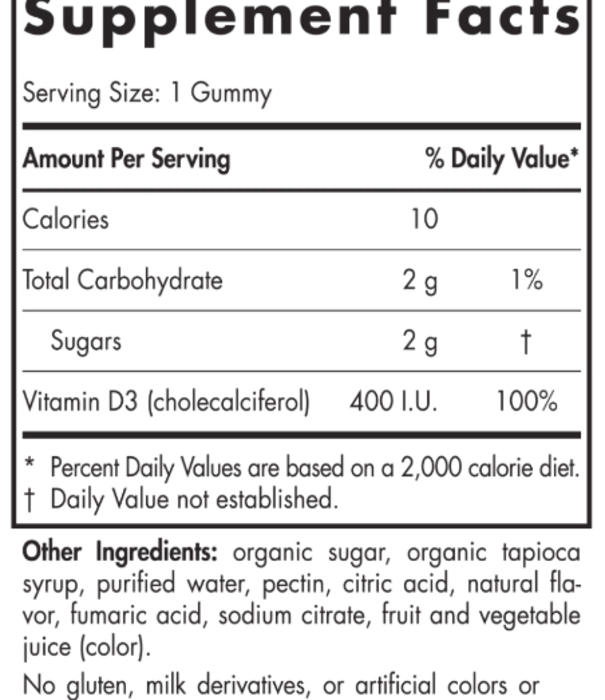 Nordic Naturals Nordic Naturals Vitamin D3 Kids Gummies, 60ct
