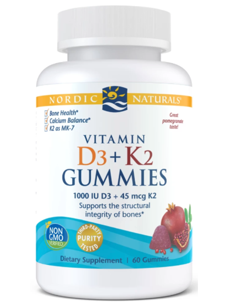 Nordic Naturals Nordic Naturals Vit D3 + K2 Gummies, 60ct