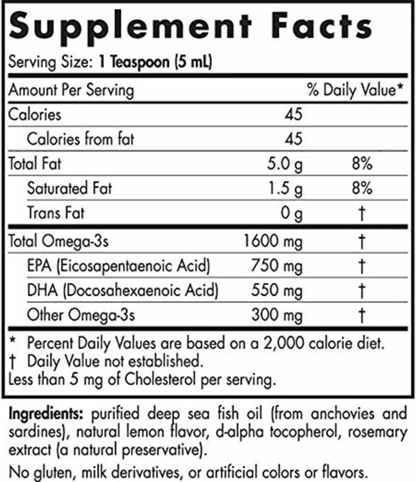 Nordic Naturals Nordic Naturals Omega-3, 8oz