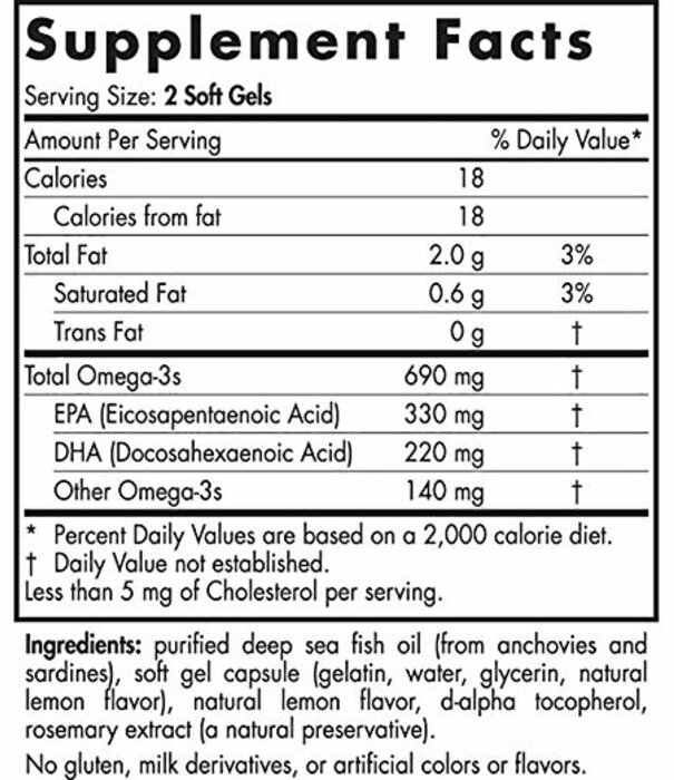 Nordic Naturals Nordic Naturals Omega-3, 180ct - SOO