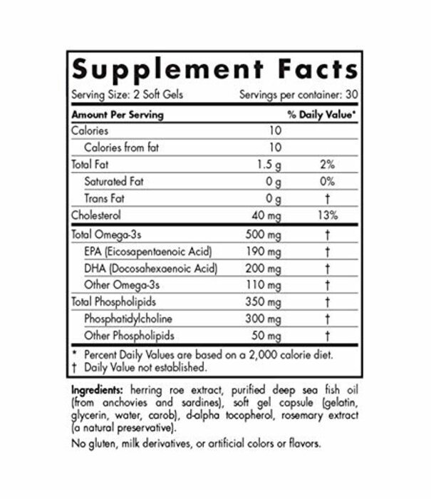 Nordic Naturals Nordic Naturals Omega-3 Phospholipids, 60ct