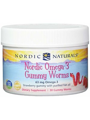 Nordic Naturals Nordic Naturals Omega-3 Gummy Worms, 30ct