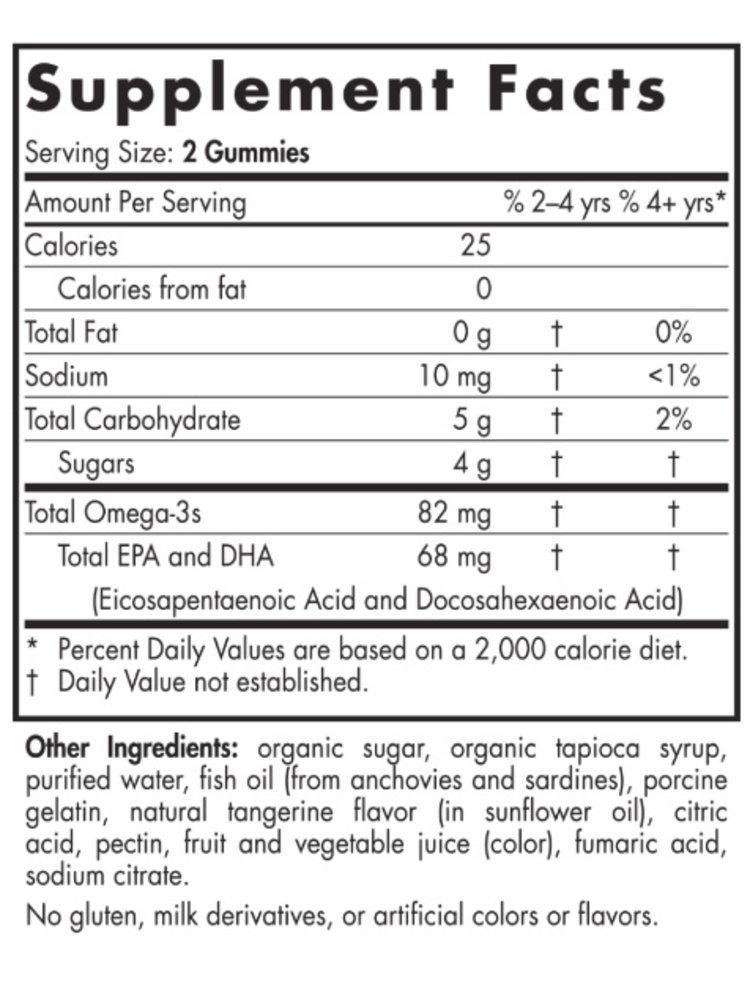 Nordic Naturals Nordic Naturals Omega-3 Gummies, 60ct