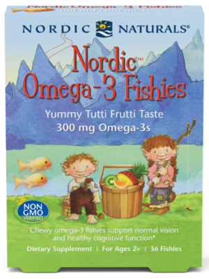 Nordic Naturals Nordic Naturals Omega-3 Fishies Tutti Frutti, 36ct