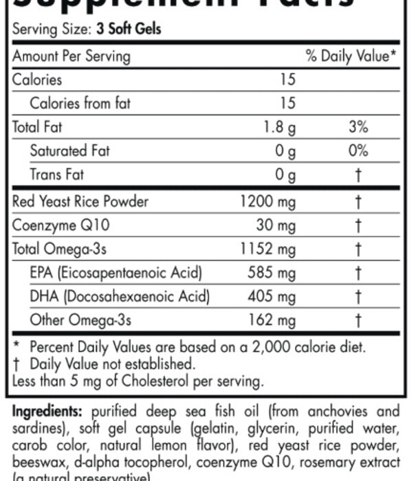 Nordic Naturals Nordic Naturals Cholesterol Support (Omega LDL w/CoQ10), 60ct