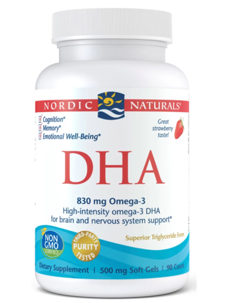 Nordic Naturals Nordic Naturals DHA Strawberry, 90ct