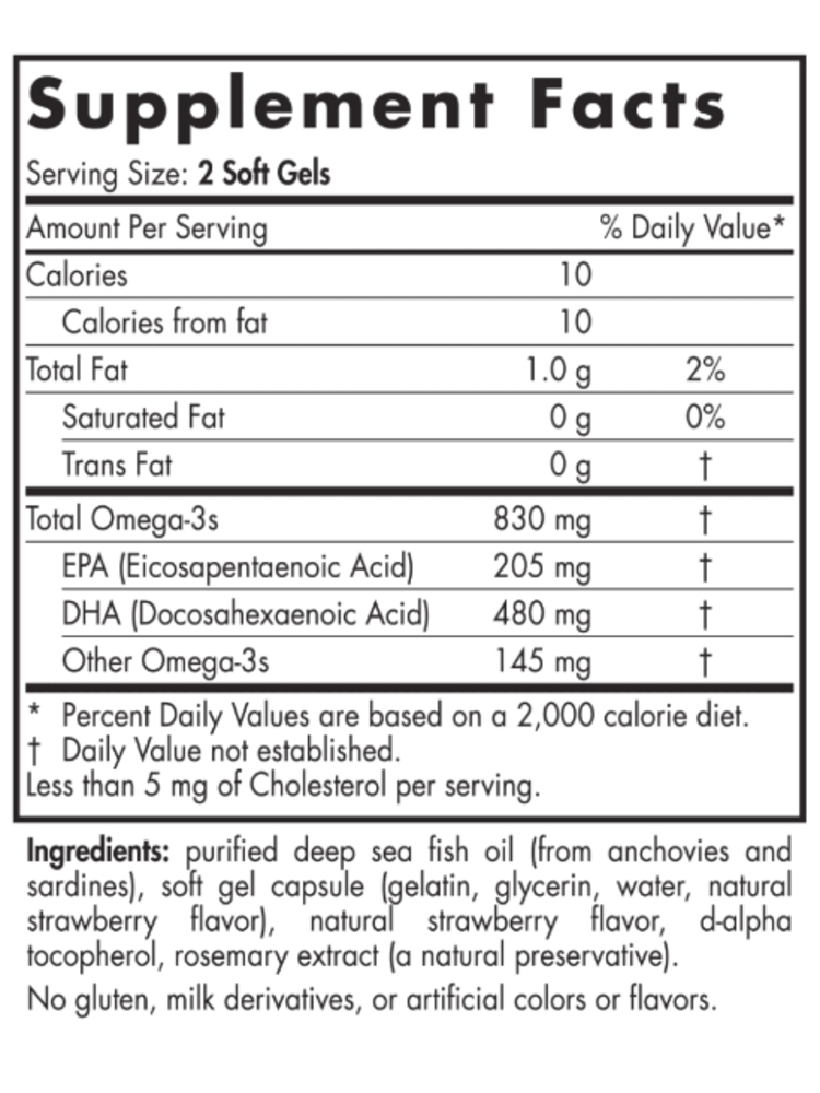 Nordic Naturals Nordic Naturals DHA Strawberry, 90ct