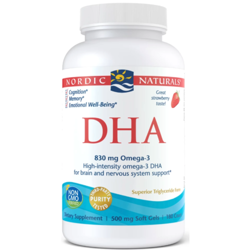 Nordic Naturals Nordic Naturals DHA Strawberry, 180ct Nordic Naturals Nordic Naturals DHA Strawberry, 180ct