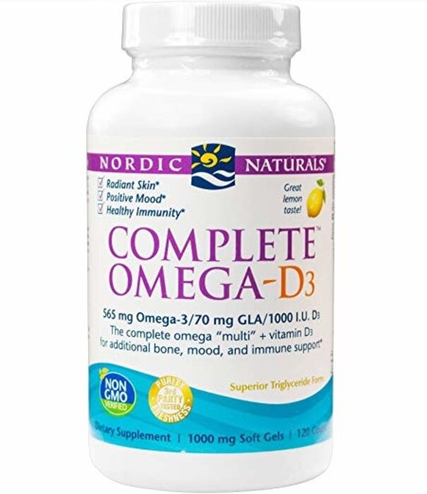 Nordic Naturals Nordic Naturals Complete Omega-D3, 120ct