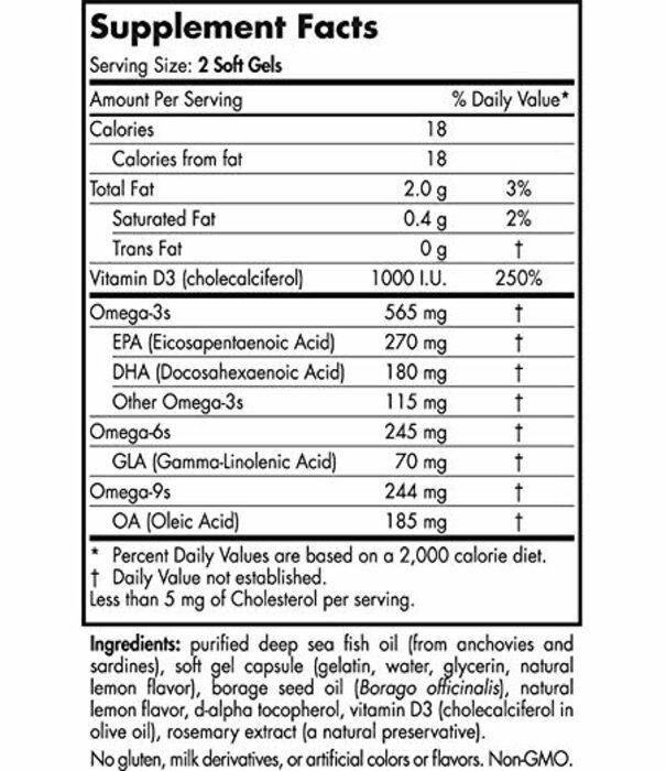 Nordic Naturals Nordic Naturals Complete Omega D3, 60ct