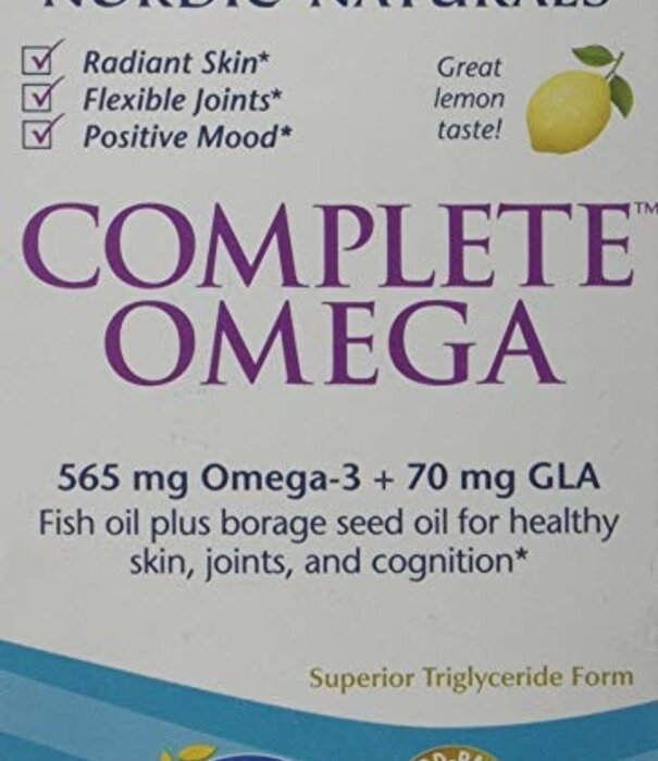 Nordic Naturals Nordic Naturals Complete Omega, Lemon, 60ct
