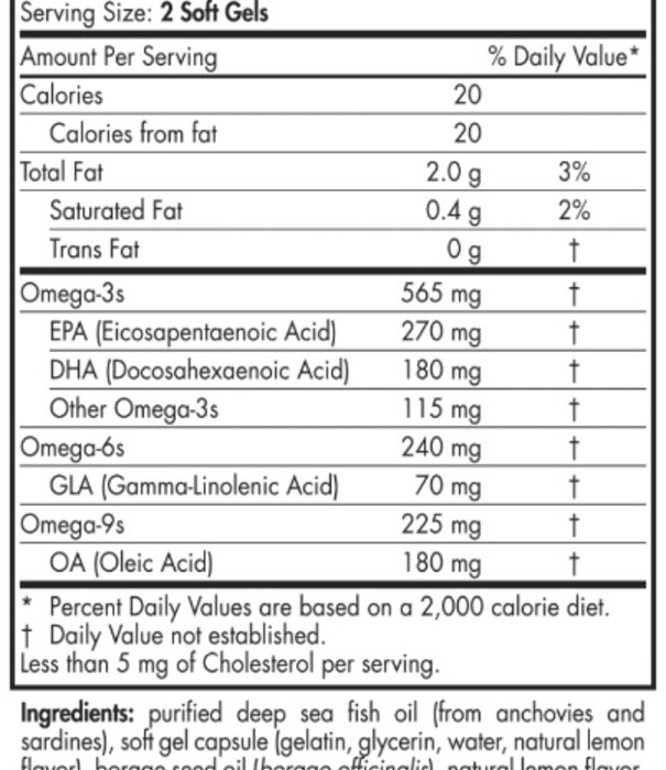 Nordic Naturals Nordic Naturals Complete Omega, Lemon, 60ct
