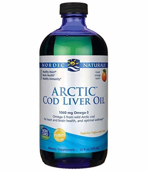 Nordic Naturals Nordic Naturals Arctic Cod Liver Oil, Orange, 16oz.