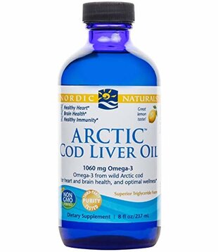 Nordic Naturals Arctic-D Cod Liver Oil, Lemon, 8oz