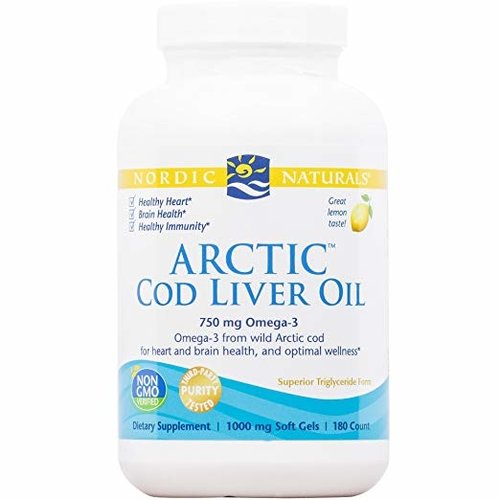 Nordic Naturals Nordic Naturals Arctic Cod Liver Oil, Lemon 180sg Nordic Naturals Nordic Naturals Arctic Cod Liver Oil, Lemon 180sg