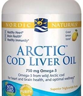 Nordic Naturals Arctic Cod Liver Oil Lemon, 90ct