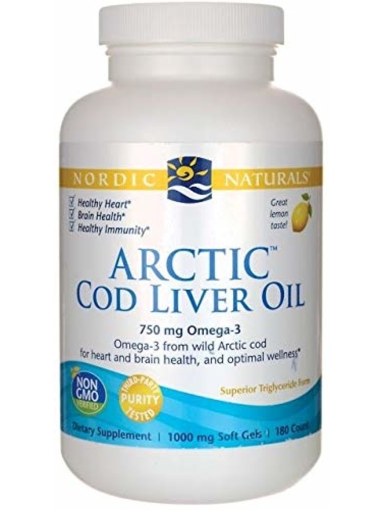 Nordic Naturals Nordic Naturals Arctic Cod Liver Oil Lemon, 90ct