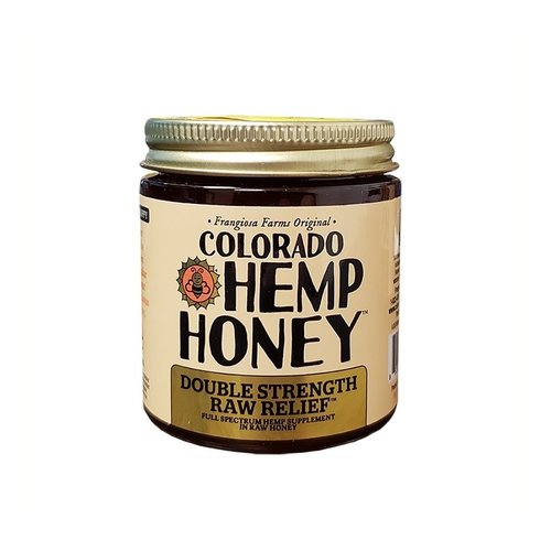 COLORADO HEMP HONEY Colorado Hemp Honey, Raw Double Strength 6oz COLORADO HEMP HONEY Colorado Hemp Honey, Raw Double Strength 6oz