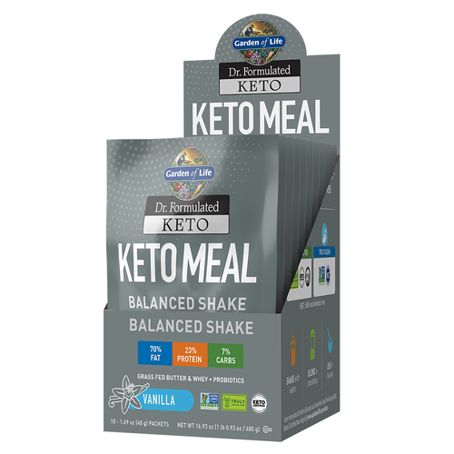 Garden of Life GoL Dr. Formulated Keto Meal Shake, Vanilla, 10-ct Garden of Life GoL Dr. Formulated Keto Meal Shake, Vanilla, 10-ct