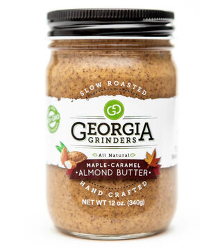 Georgia Grinders Almond Butter, Maple Caramel, 12oz.