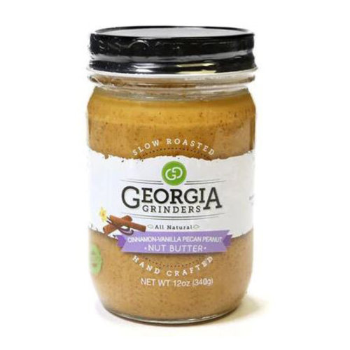 Georgia Grinders Georgia Grinders Pecan Peanut Butter, Cinn-Vanilla, 12oz.