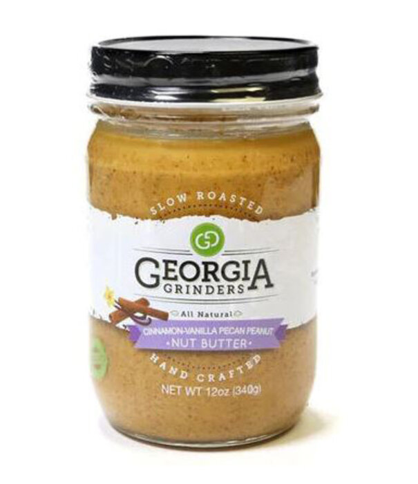 Georgia Grinders Georgia Grinders Pecan Peanut Butter, Cinn-Vanilla, 12oz.