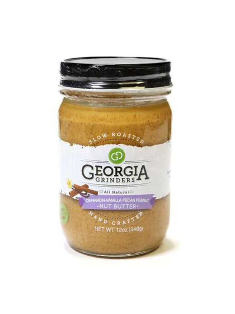 Georgia Grinders Georgia Grinders Pecan Peanut Butter, Cinn-Vanilla, 12oz.