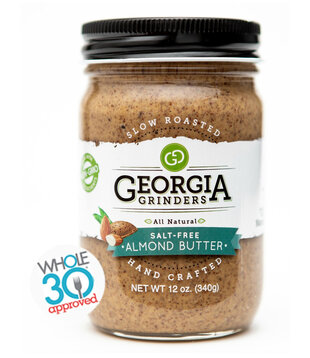Georgia Grinders Salt-Free Almond Butter, 12oz. LOCAL