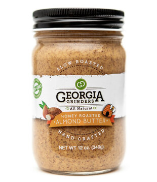 Georgia Grinders Almond Butter, Original, 12oz. LOCAL