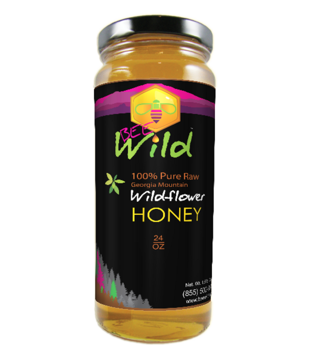 Bee Wild Bee Wild Wildflower Honey 24oz DISCO