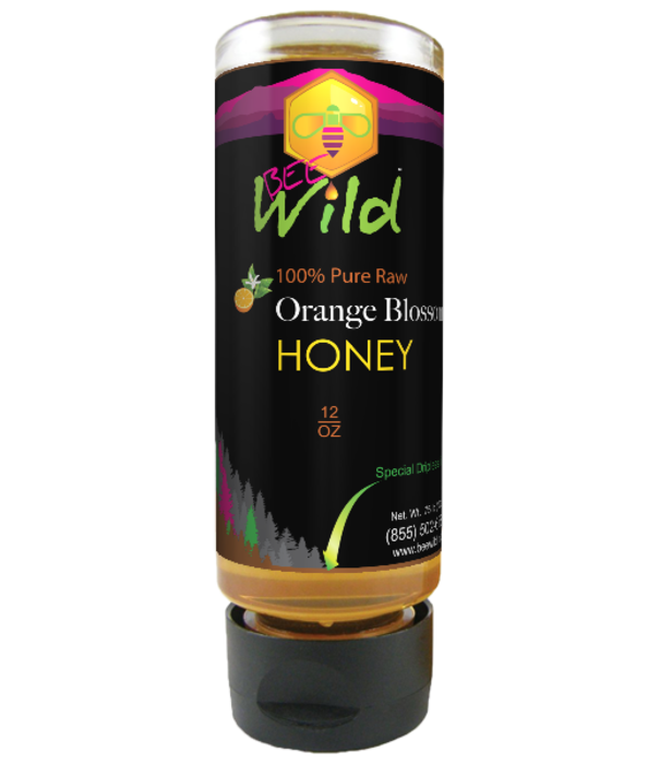 Bee Wild Bee Wild Orange Blossom Honey 12oz DISCO