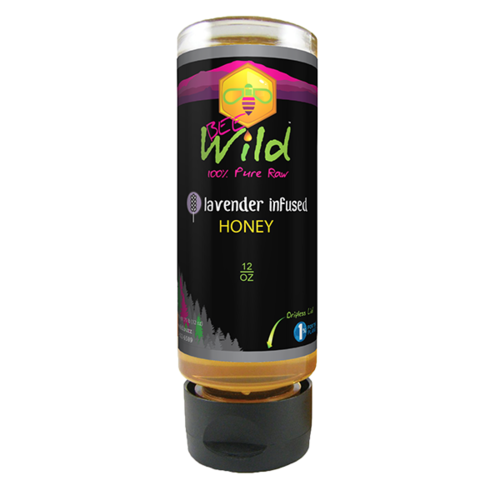 Bee Wild Bee Wild Lavender Infused Honey 12oz Bee Wild Bee Wild Lavender Infused Honey 12oz