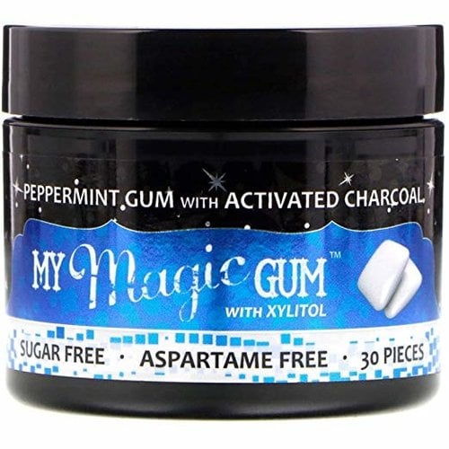 My Magic Mud My Magic Mud Charcoal Gum w/Xylitol, Peppermint, 30ct