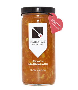 Emily G's Peach Marmalade Jam, 10oz.